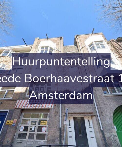 Foto gevel Huurpuntentelling voor Tweede Boerhaavestraat 19-3, Amsterdam
