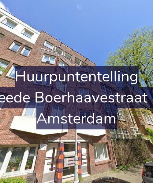Foto gevel Huurpuntentelling voor Tweede Boerhaavestraat 5-C, Amsterdam