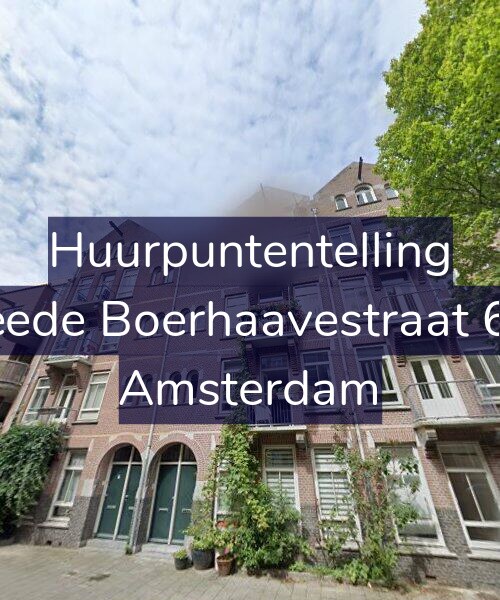 Foto gevel Huurpuntentelling voor Tweede Boerhaavestraat 63-3, Amsterdam