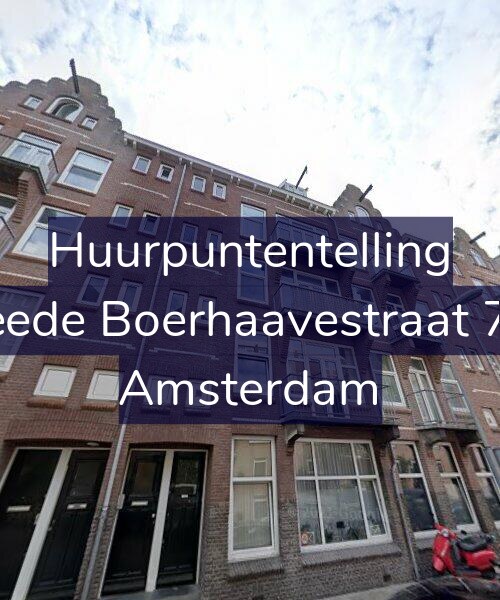 Foto gevel Huurpuntentelling voor Tweede Boerhaavestraat 74-4, Amsterdam