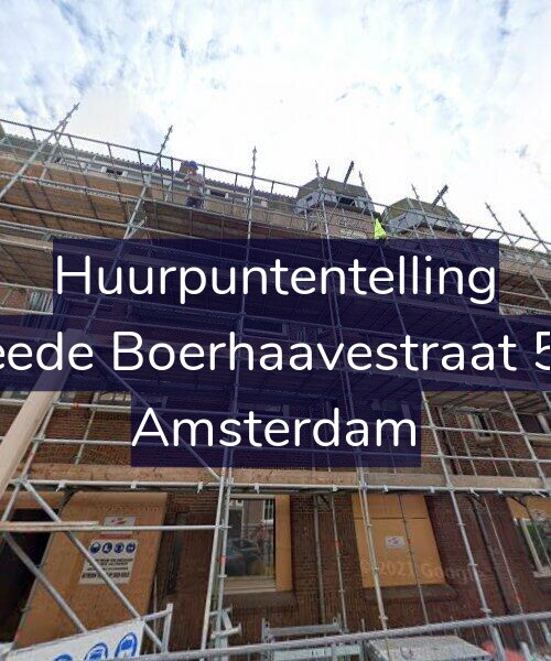 Foto gevel Huurpuntentelling voor Tweede Boerhaavestraat 58-2, Amsterdam