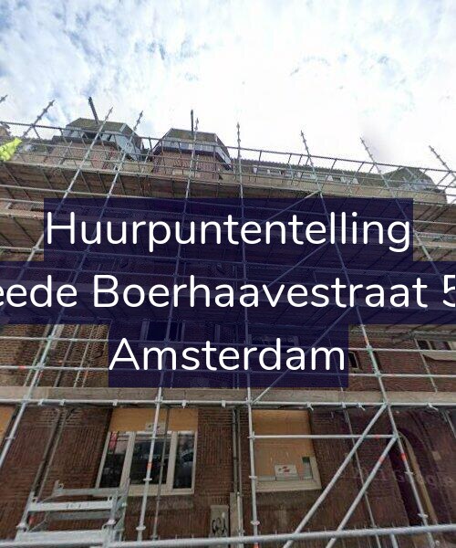 Foto gevel Huurpuntentelling voor Tweede Boerhaavestraat 56-3, Amsterdam