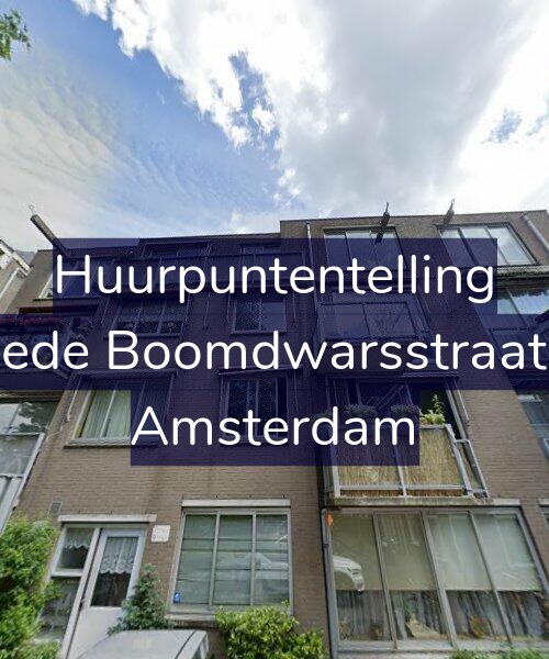 Foto gevel Huurpuntentelling voor Tweede Boomdwarsstraat 9-C, Amsterdam