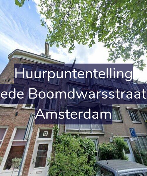 Foto gevel Huurpuntentelling voor Tweede Boomdwarsstraat 7-C, Amsterdam