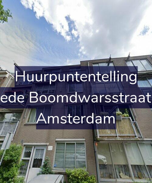 Foto gevel Huurpuntentelling voor Tweede Boomdwarsstraat 9-D, Amsterdam