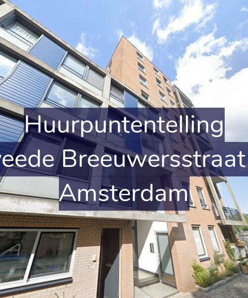 Foto gevel Huurpuntentelling voor Tweede Breeuwersstraat 22, Amsterdam