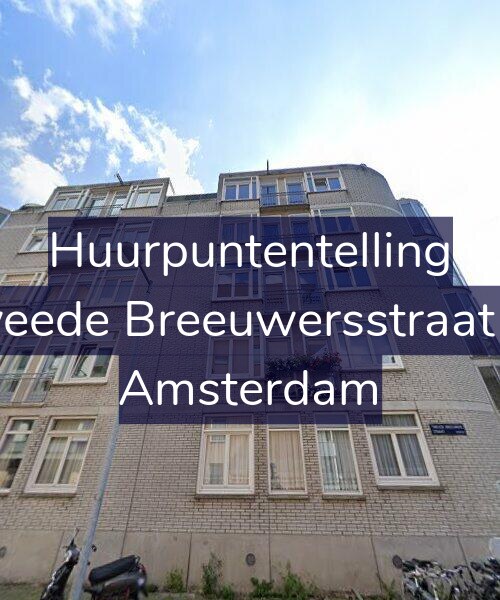 Foto gevel Huurpuntentelling voor Tweede Breeuwersstraat 27, Amsterdam