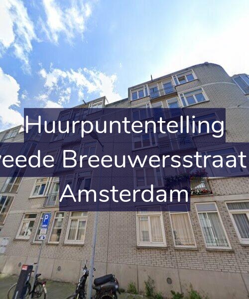 Foto gevel Huurpuntentelling voor Tweede Breeuwersstraat 29, Amsterdam