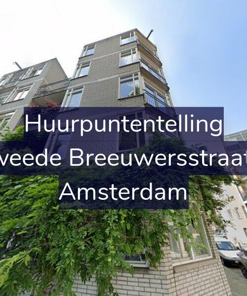 Foto gevel Huurpuntentelling voor Tweede Breeuwersstraat 3, Amsterdam