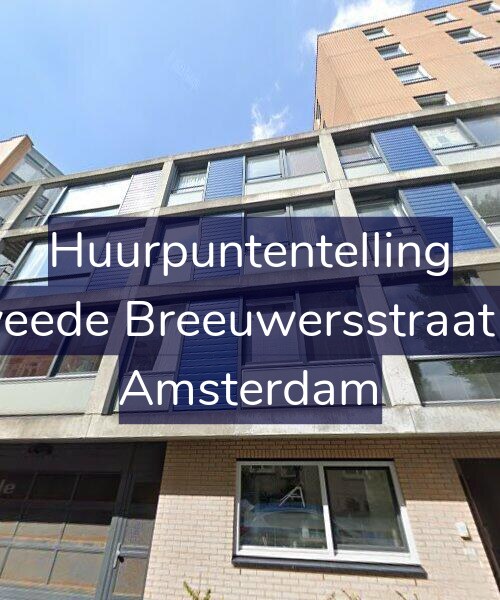 Foto gevel Huurpuntentelling voor Tweede Breeuwersstraat 18, Amsterdam