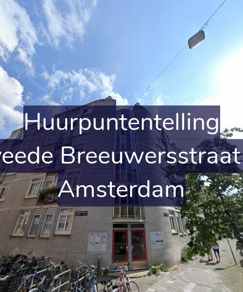 Foto gevel Huurpuntentelling voor Tweede Breeuwersstraat 39, Amsterdam