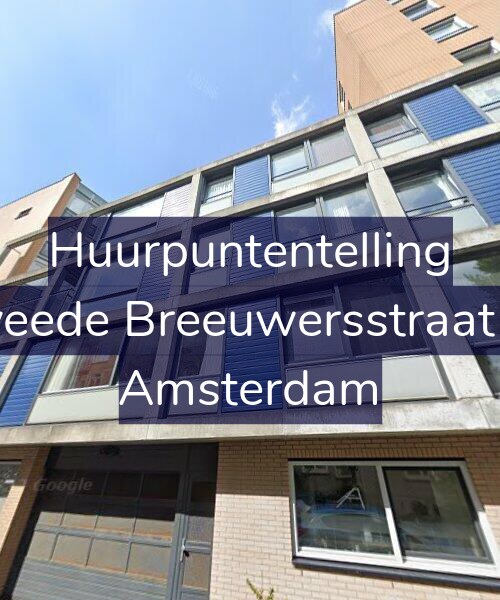 Foto gevel Huurpuntentelling voor Tweede Breeuwersstraat 20, Amsterdam