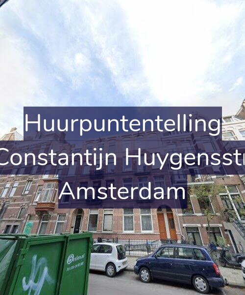 Foto gevel Huurpuntentelling voor Tweede Constantijn Huygensstraat 75-2, Amsterdam