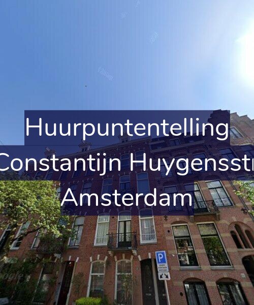 Foto gevel Huurpuntentelling voor Tweede Constantijn Huygensstraat 61-3, Amsterdam