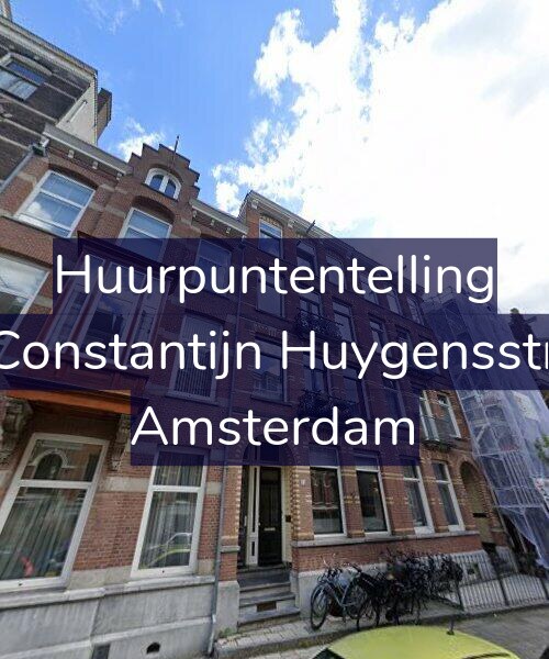 Foto gevel Huurpuntentelling voor Tweede Constantijn Huygensstraat 73-2, Amsterdam
