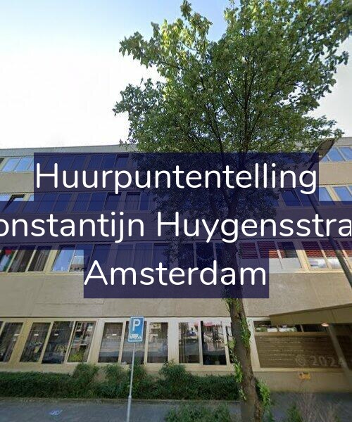 Foto gevel Huurpuntentelling voor Tweede Constantijn Huygensstraat 39-D13, Amsterdam