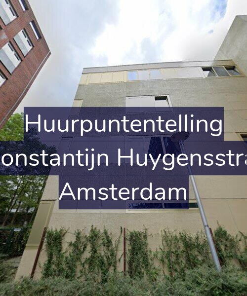Foto gevel Huurpuntentelling voor Tweede Constantijn Huygensstraat 39-A9, Amsterdam