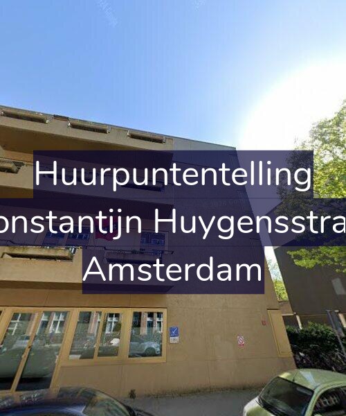 Foto gevel Huurpuntentelling voor Tweede Constantijn Huygensstraat 39-D16, Amsterdam
