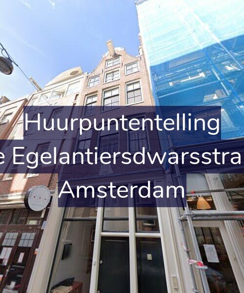 Foto gevel Huurpuntentelling voor Tweede Egelantiersdwarsstraat 22-B, Amsterdam