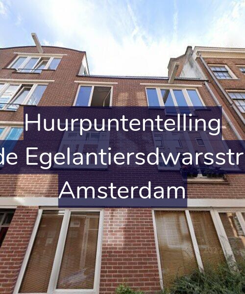 Foto gevel Huurpuntentelling voor Tweede Egelantiersdwarsstraat 67, Amsterdam