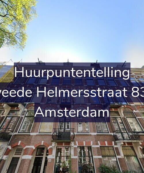 Foto gevel Huurpuntentelling voor Tweede Helmersstraat 83-2, Amsterdam