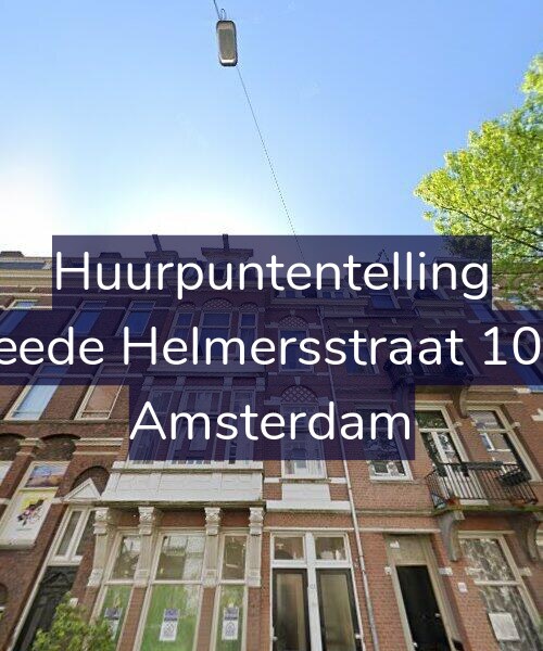 Foto gevel Huurpuntentelling voor Tweede Helmersstraat 103-3, Amsterdam