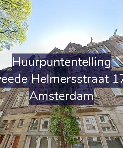 Foto gevel Huurpuntentelling voor Tweede Helmersstraat 17-3, Amsterdam