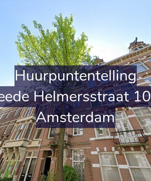 Foto gevel Huurpuntentelling voor Tweede Helmersstraat 105-2, Amsterdam