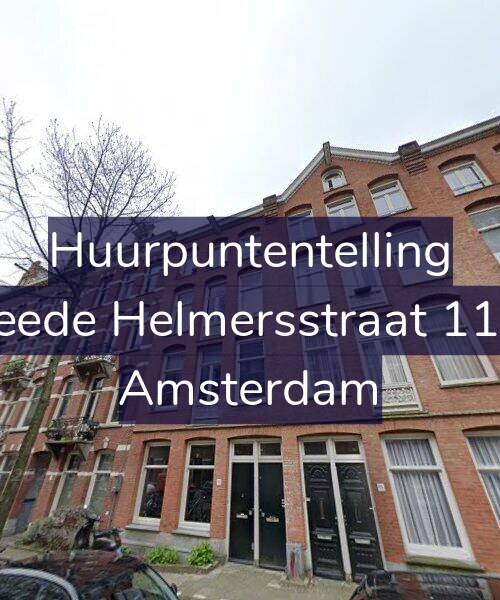 Foto gevel Huurpuntentelling voor Tweede Helmersstraat 113-1, Amsterdam