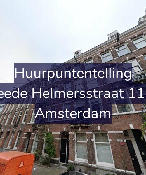 Foto gevel Huurpuntentelling voor Tweede Helmersstraat 110-D, Amsterdam