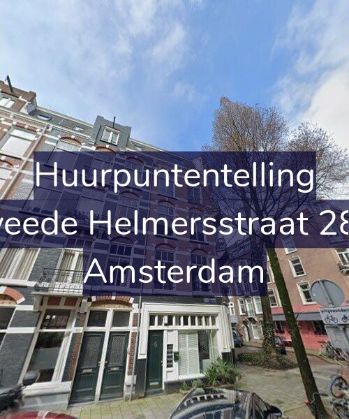 Foto gevel Huurpuntentelling voor Tweede Helmersstraat 28-4, Amsterdam