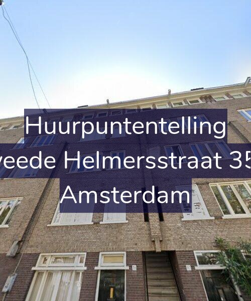 Foto gevel Huurpuntentelling voor Tweede Helmersstraat 35-2, Amsterdam