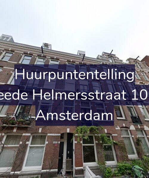 Foto gevel Huurpuntentelling voor Tweede Helmersstraat 108-A, Amsterdam