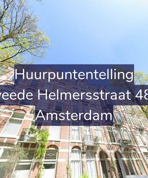 Foto gevel Huurpuntentelling voor Tweede Helmersstraat 48-2, Amsterdam