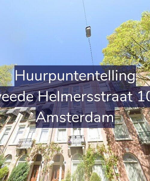 Foto gevel Huurpuntentelling voor Tweede Helmersstraat 10-3, Amsterdam