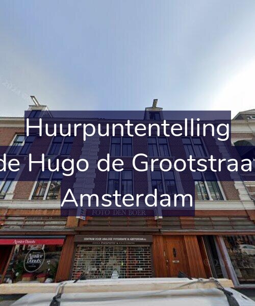 Foto gevel Huurpuntentelling voor Tweede Hugo de Grootstraat 10-1, Amsterdam