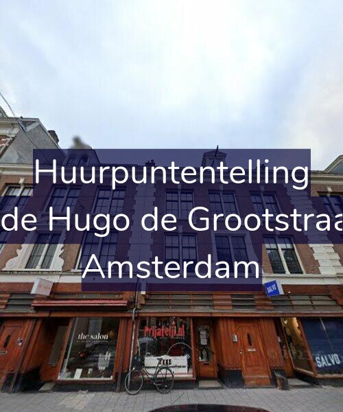 Foto gevel Huurpuntentelling voor Tweede Hugo de Grootstraat 7-2, Amsterdam