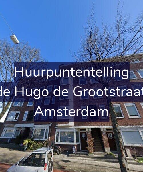 Foto gevel Huurpuntentelling voor Tweede Hugo de Grootstraat 74-H, Amsterdam