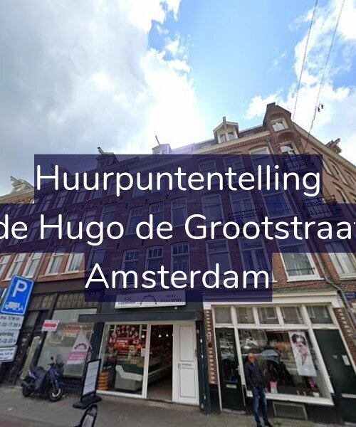 Foto gevel Huurpuntentelling voor Tweede Hugo de Grootstraat 29-1, Amsterdam