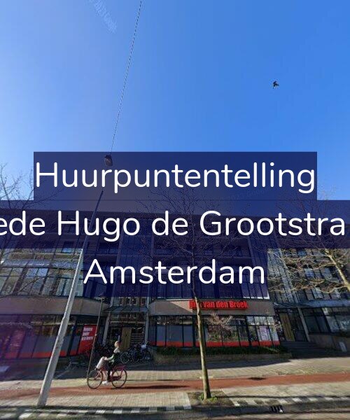 Foto gevel Huurpuntentelling voor Tweede Hugo de Grootstraat 55, Amsterdam