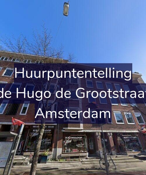 Foto gevel Huurpuntentelling voor Tweede Hugo de Grootstraat 66-2, Amsterdam