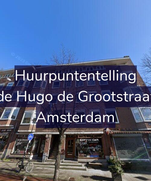 Foto gevel Huurpuntentelling voor Tweede Hugo de Grootstraat 64-2, Amsterdam