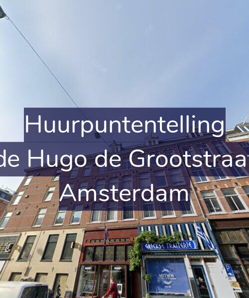 Foto gevel Huurpuntentelling voor Tweede Hugo de Grootstraat 23-2, Amsterdam