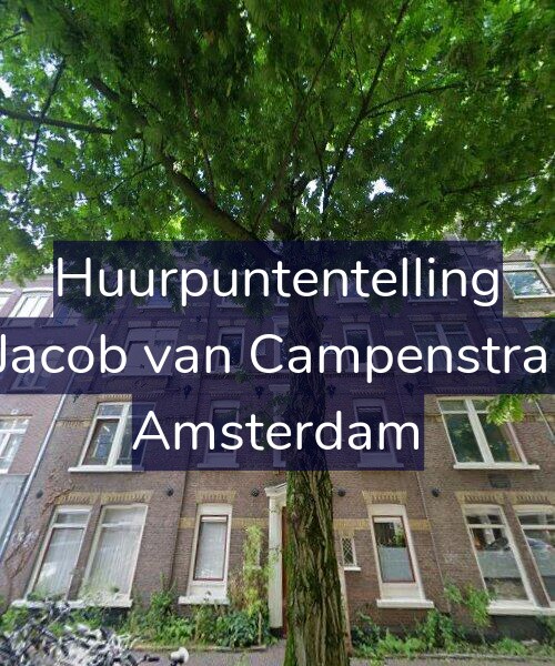 Foto gevel Huurpuntentelling voor Tweede Jacob van Campenstraat 87-HL, Amsterdam