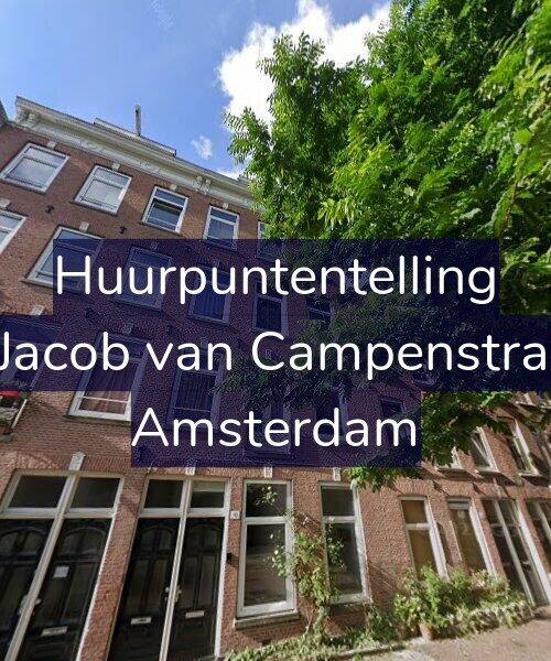 Foto gevel Huurpuntentelling voor Tweede Jacob van Campenstraat 110-4, Amsterdam