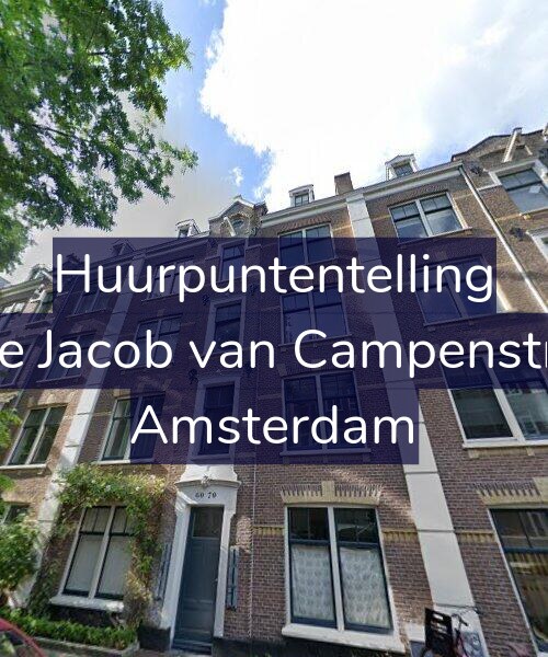 Foto gevel Huurpuntentelling voor Tweede Jacob van Campenstraat 60, Amsterdam