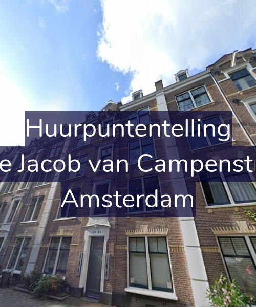 Foto gevel Huurpuntentelling voor Tweede Jacob van Campenstraat 36, Amsterdam