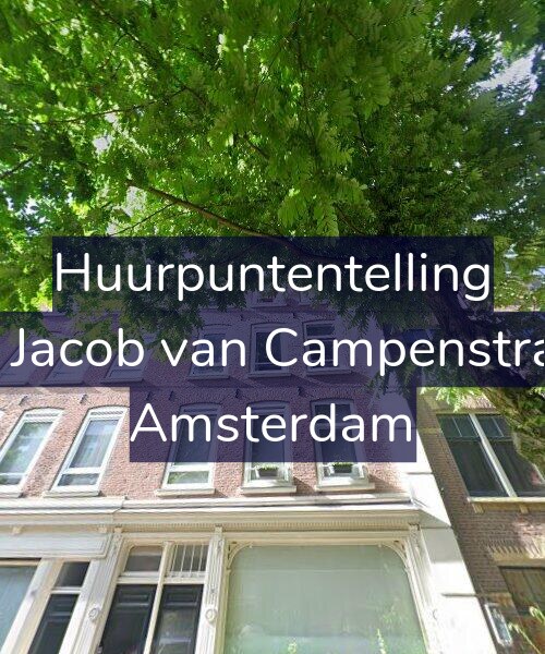 Foto gevel Huurpuntentelling voor Tweede Jacob van Campenstraat 88-3, Amsterdam