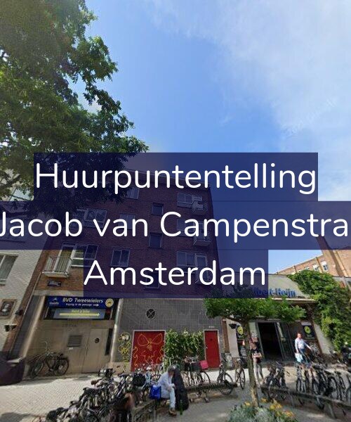 Foto gevel Huurpuntentelling voor Tweede Jacob van Campenstraat 163-1, Amsterdam