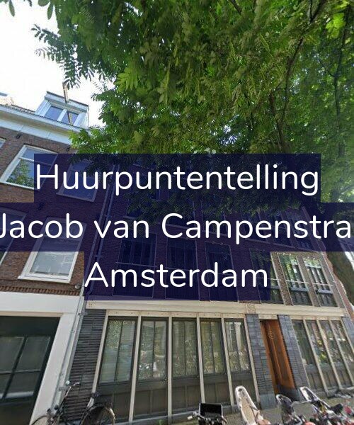 Foto gevel Huurpuntentelling voor Tweede Jacob van Campenstraat 132-E, Amsterdam